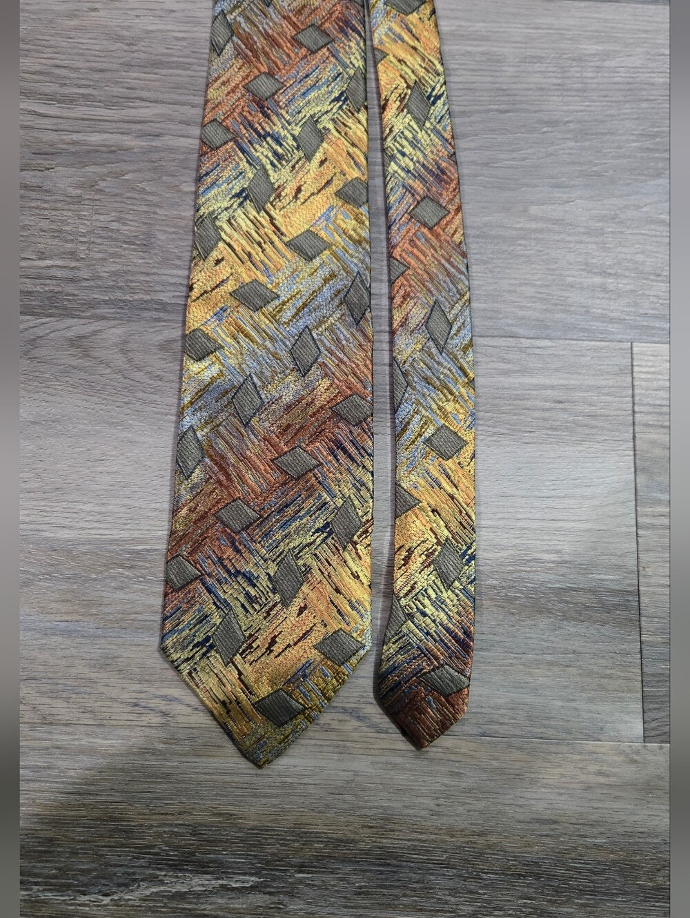 Missoni Made in Italy Silk Tie - Abstract Geometric Multi-Color